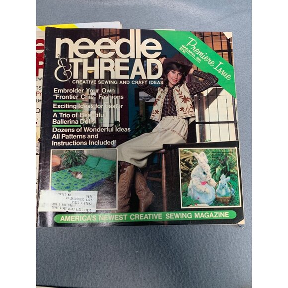 Vintage Needlecraft & Sewing Magazines 1983 Lot - Patterns & Instructions - Picture 3 of 7